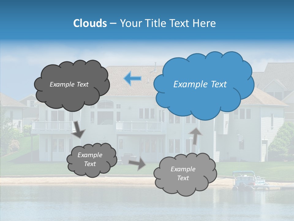 Residence Pontoon Sand PowerPoint Template