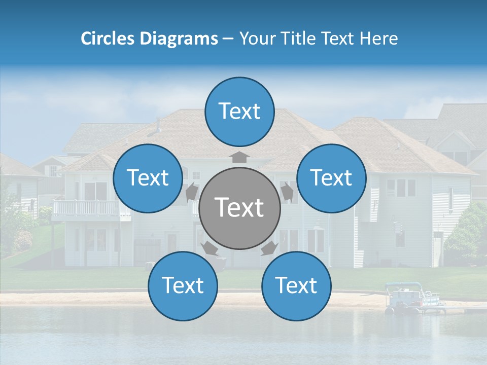Residence Pontoon Sand PowerPoint Template