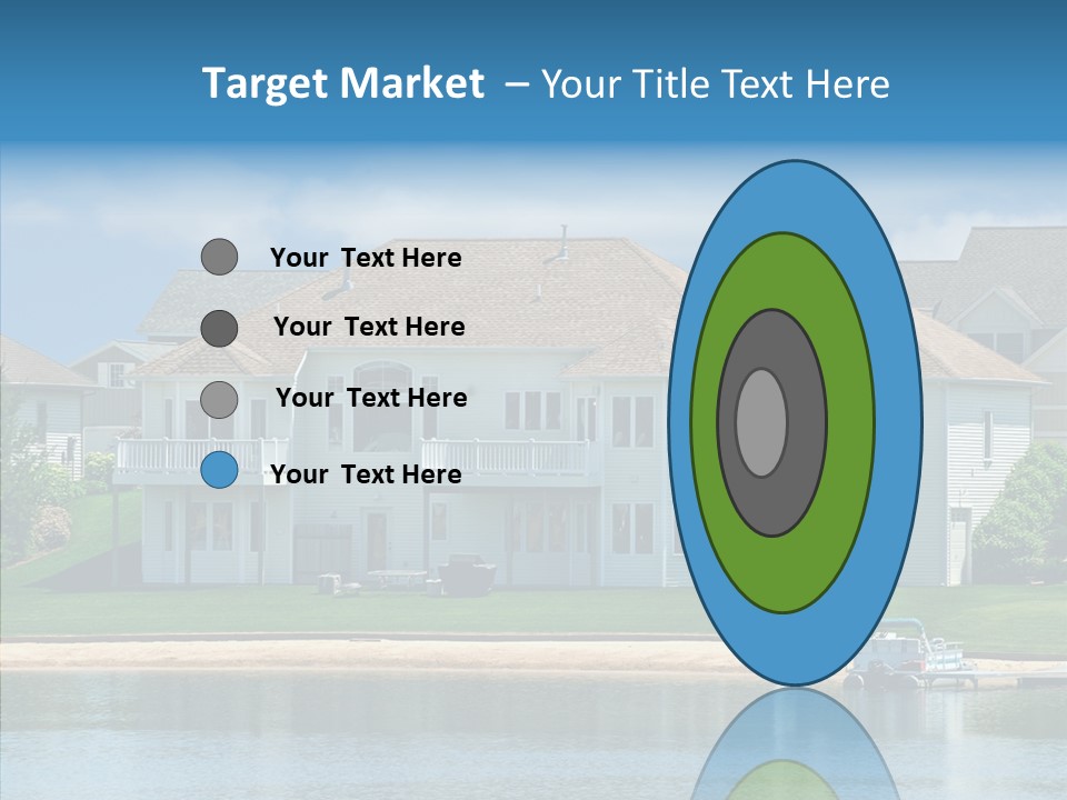 Residence Pontoon Sand PowerPoint Template