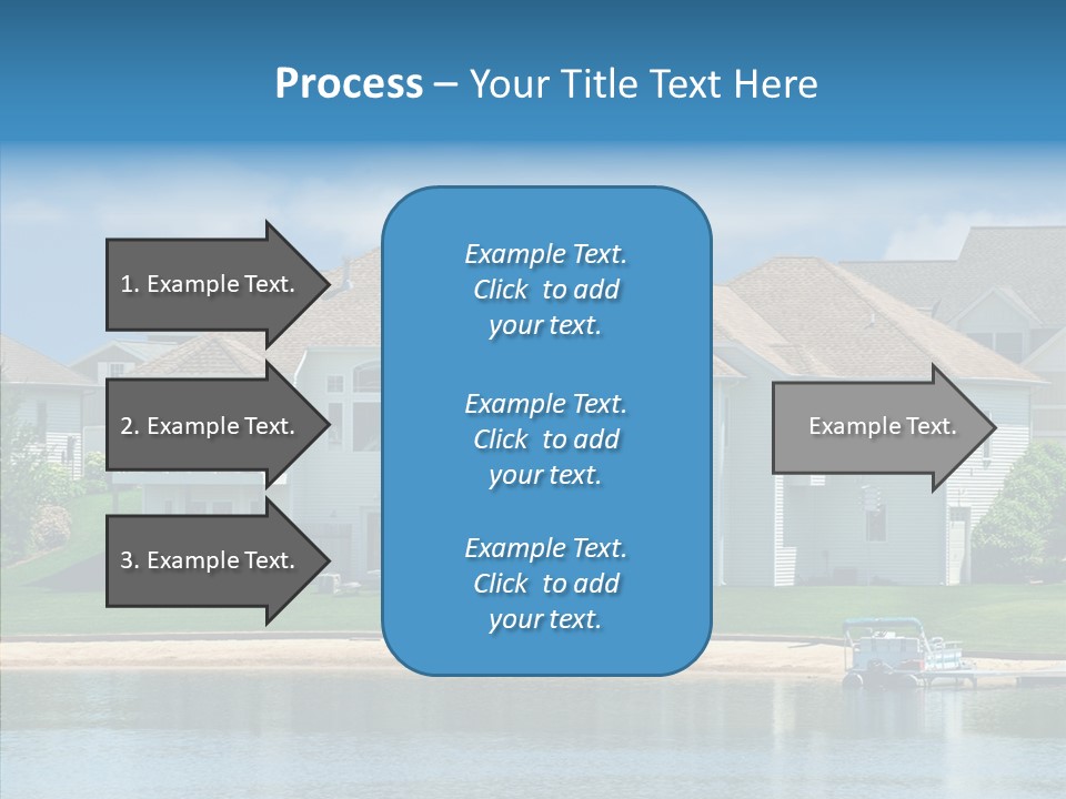 Residence Pontoon Sand PowerPoint Template