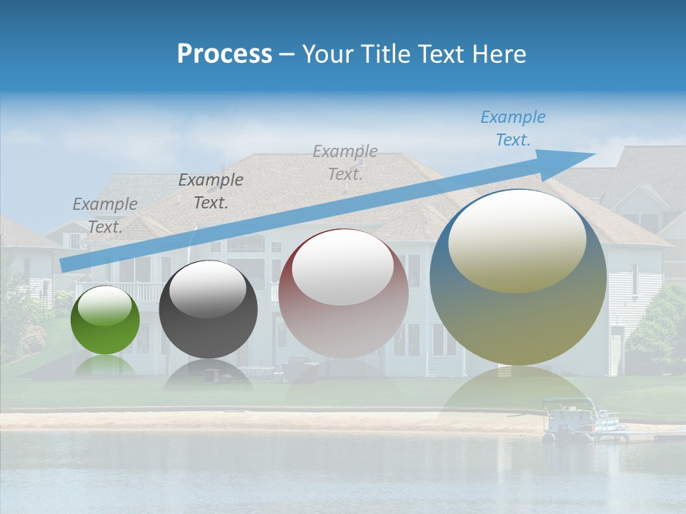 Residence Pontoon Sand PowerPoint Template