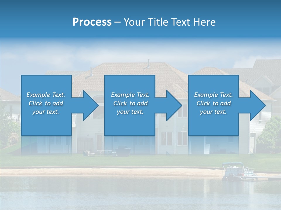 Residence Pontoon Sand PowerPoint Template