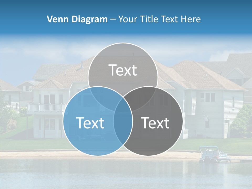 Residence Pontoon Sand PowerPoint Template