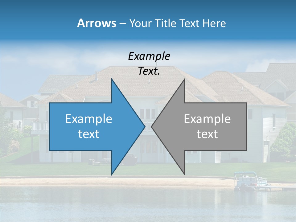 Residence Pontoon Sand PowerPoint Template