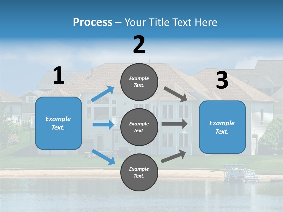 Residence Pontoon Sand PowerPoint Template