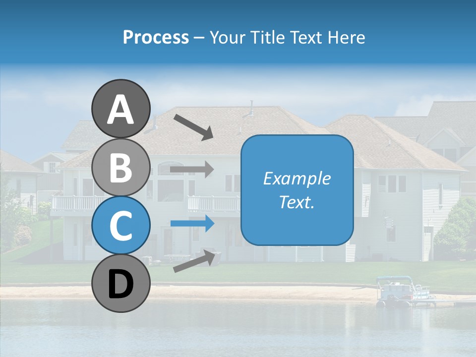 Residence Pontoon Sand PowerPoint Template