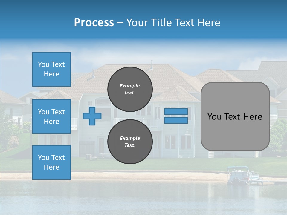 Residence Pontoon Sand PowerPoint Template