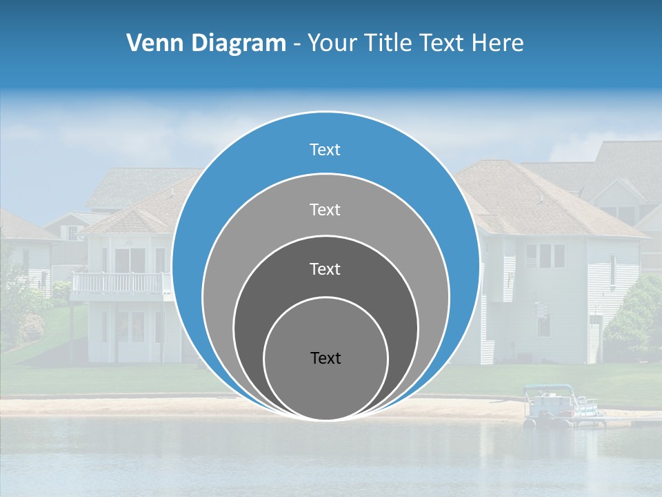 Residence Pontoon Sand PowerPoint Template