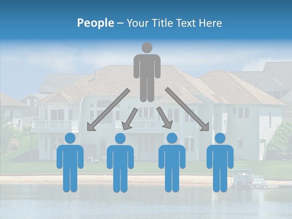 Residence Pontoon Sand PowerPoint Template