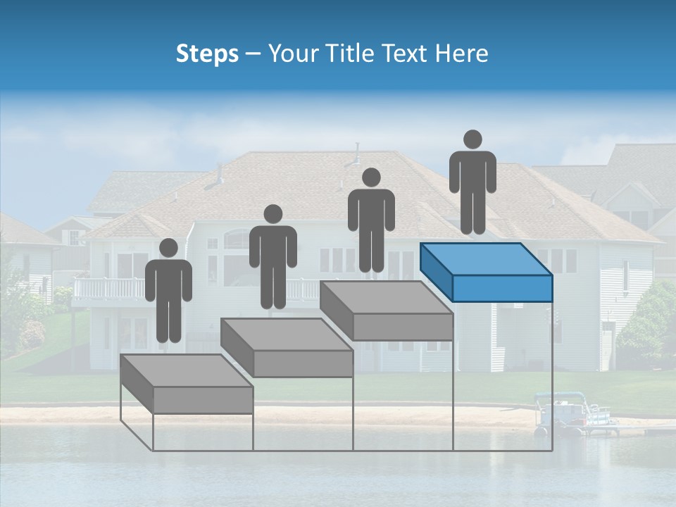 Residence Pontoon Sand PowerPoint Template