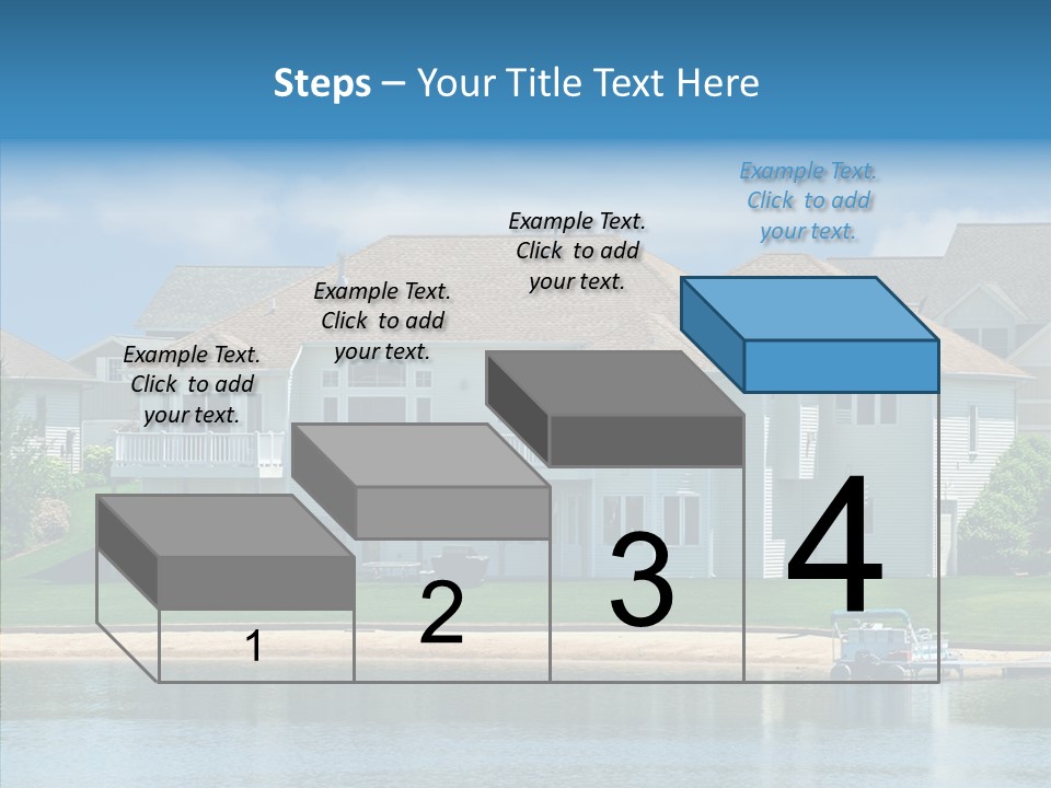Residence Pontoon Sand PowerPoint Template