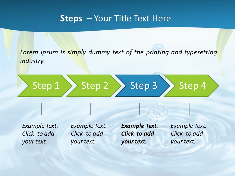 Beautiful Decoration Sky PowerPoint Template