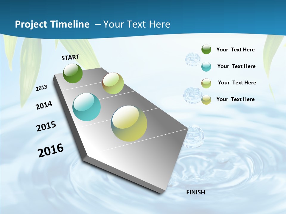 Beautiful Decoration Sky PowerPoint Template