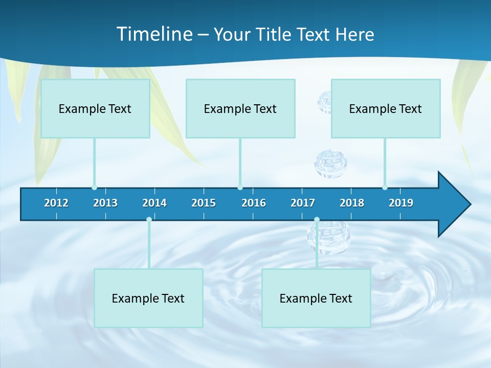 Beautiful Decoration Sky PowerPoint Template