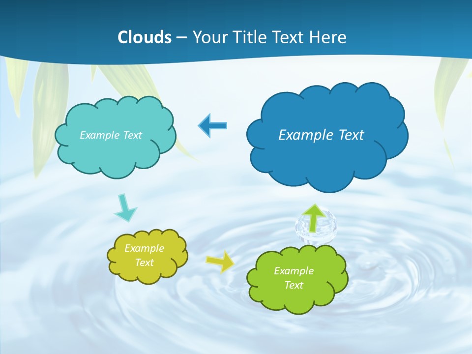 Beautiful Decoration Sky PowerPoint Template