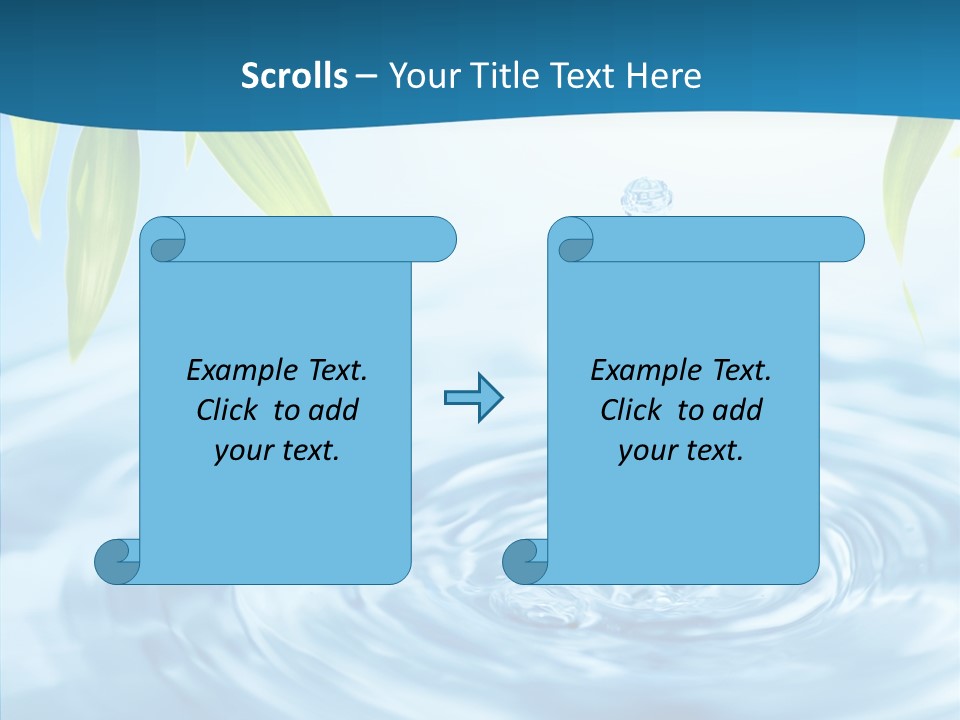 Beautiful Decoration Sky PowerPoint Template