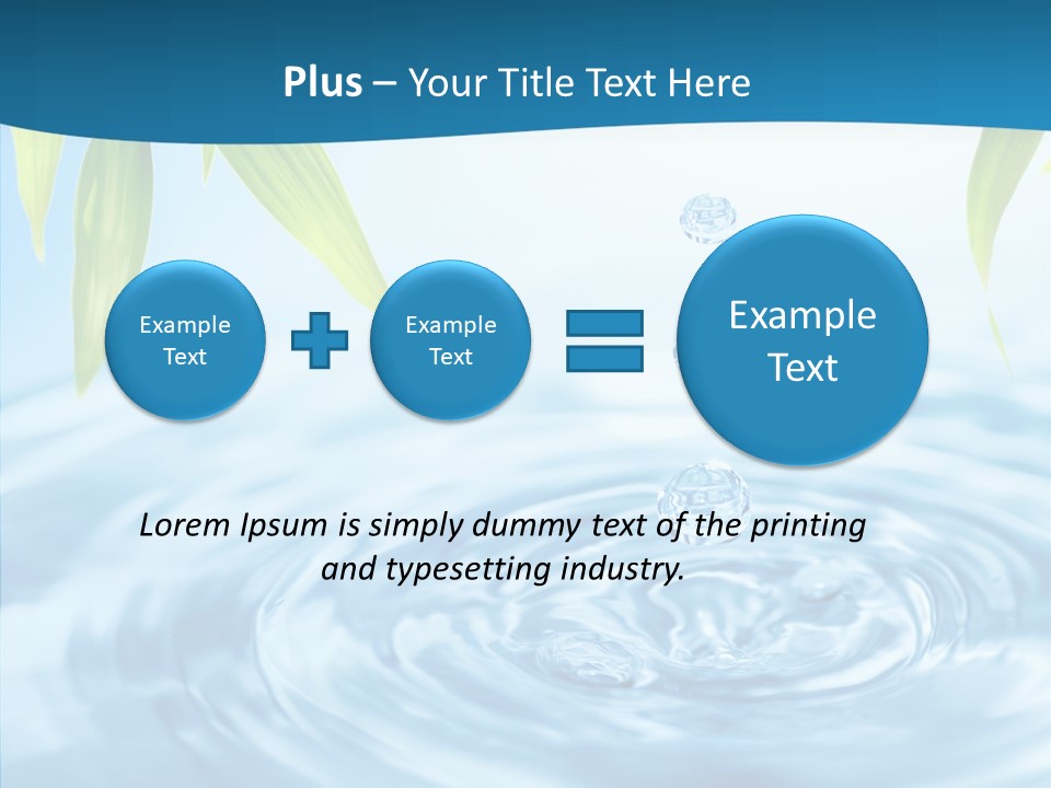 Beautiful Decoration Sky PowerPoint Template