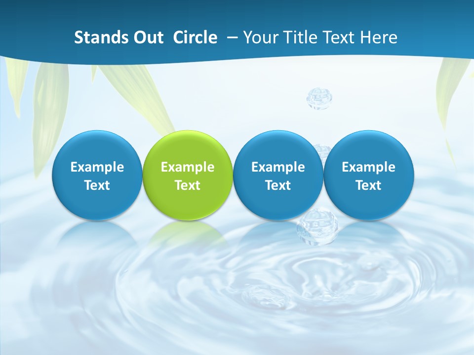 Beautiful Decoration Sky PowerPoint Template