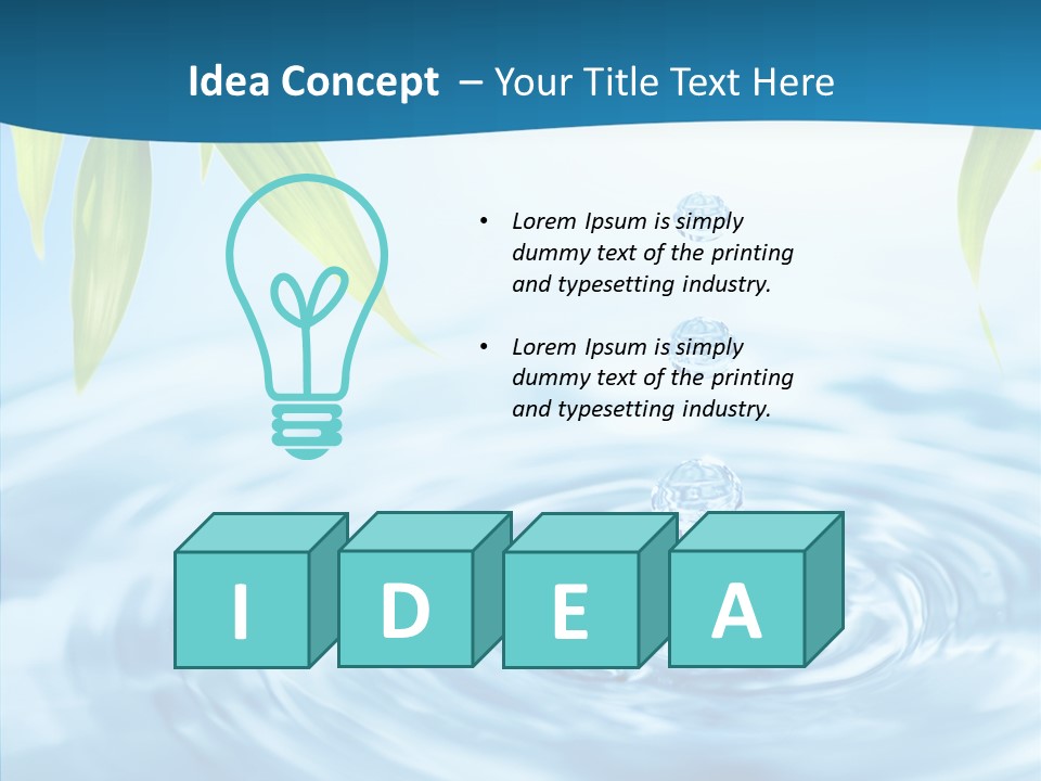 Beautiful Decoration Sky PowerPoint Template