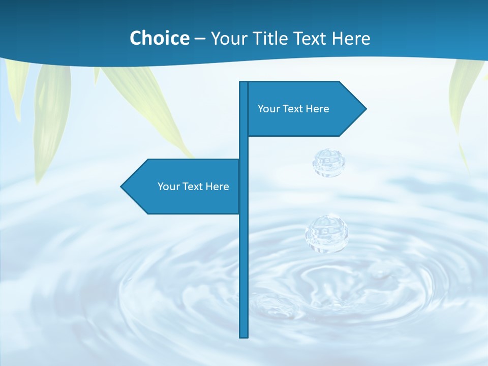 Beautiful Decoration Sky PowerPoint Template