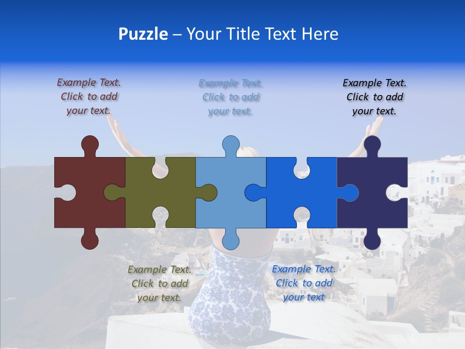 Sunshine Positive Travel PowerPoint Template