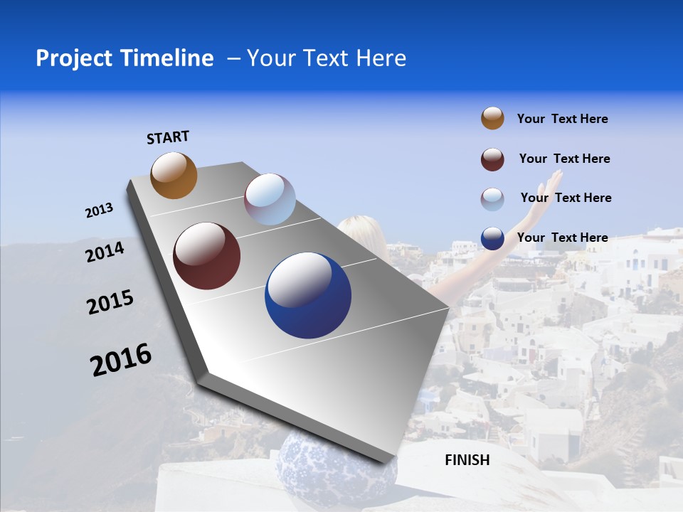 Sunshine Positive Travel PowerPoint Template