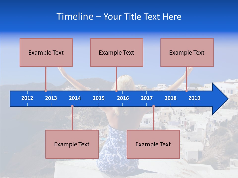 Sunshine Positive Travel PowerPoint Template