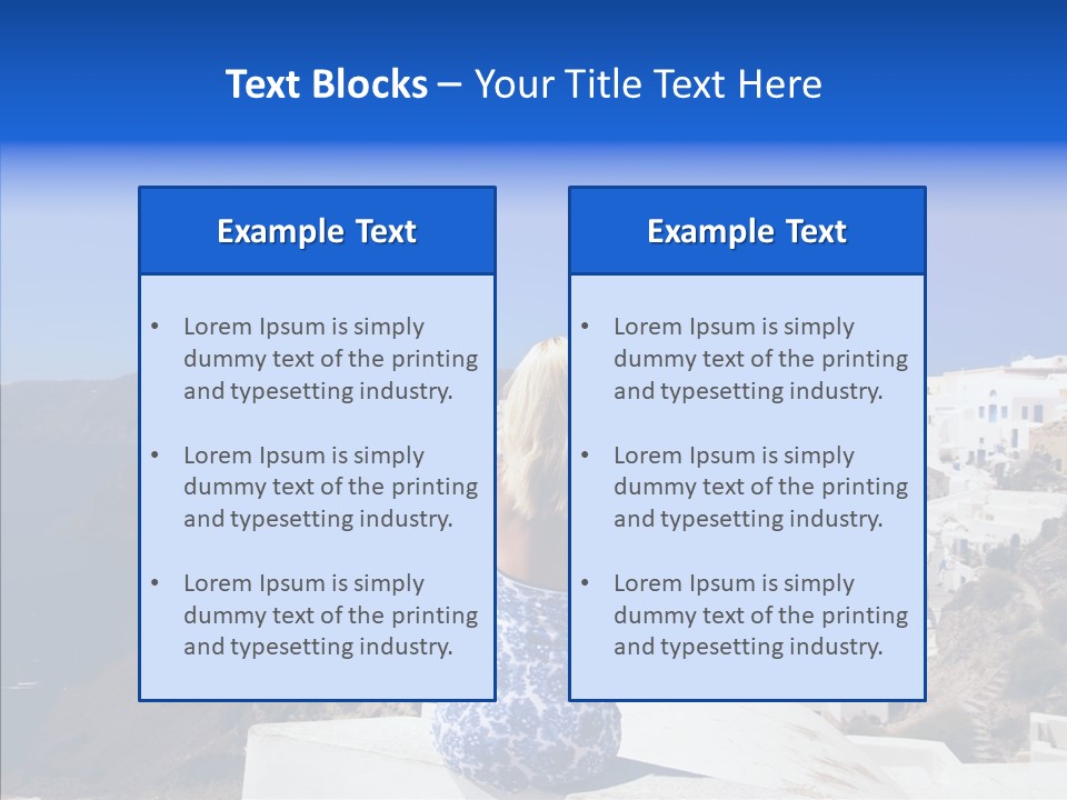 Sunshine Positive Travel PowerPoint Template