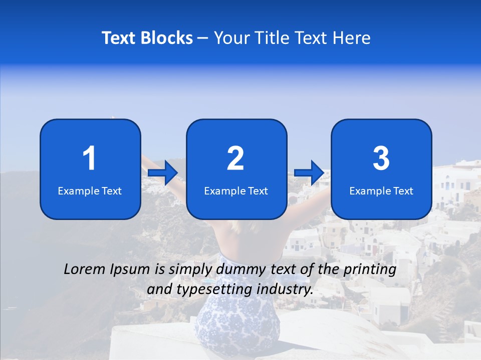 Sunshine Positive Travel PowerPoint Template