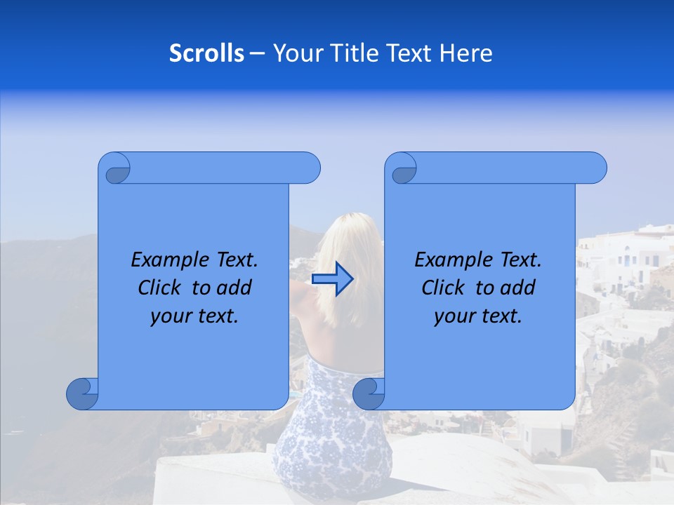Sunshine Positive Travel PowerPoint Template