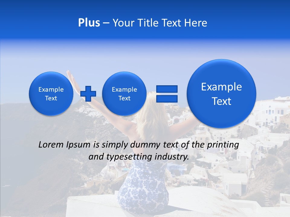 Sunshine Positive Travel PowerPoint Template