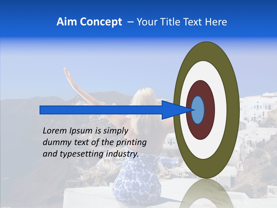 Sunshine Positive Travel PowerPoint Template