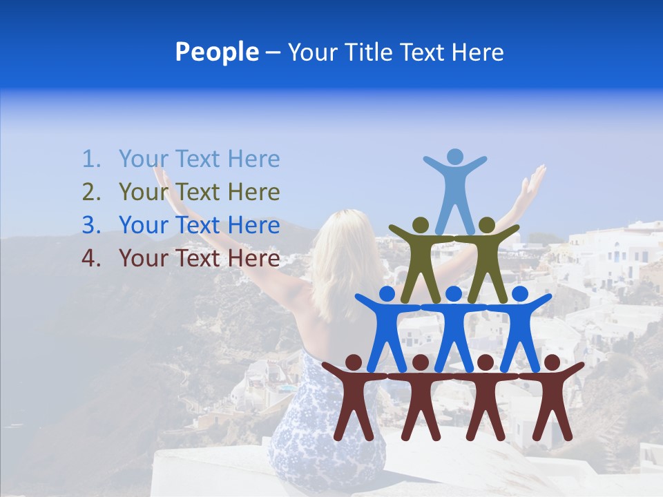 Sunshine Positive Travel PowerPoint Template