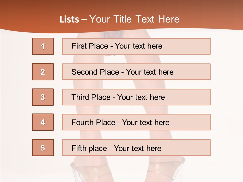 Lifestyle Skin Panties PowerPoint Template