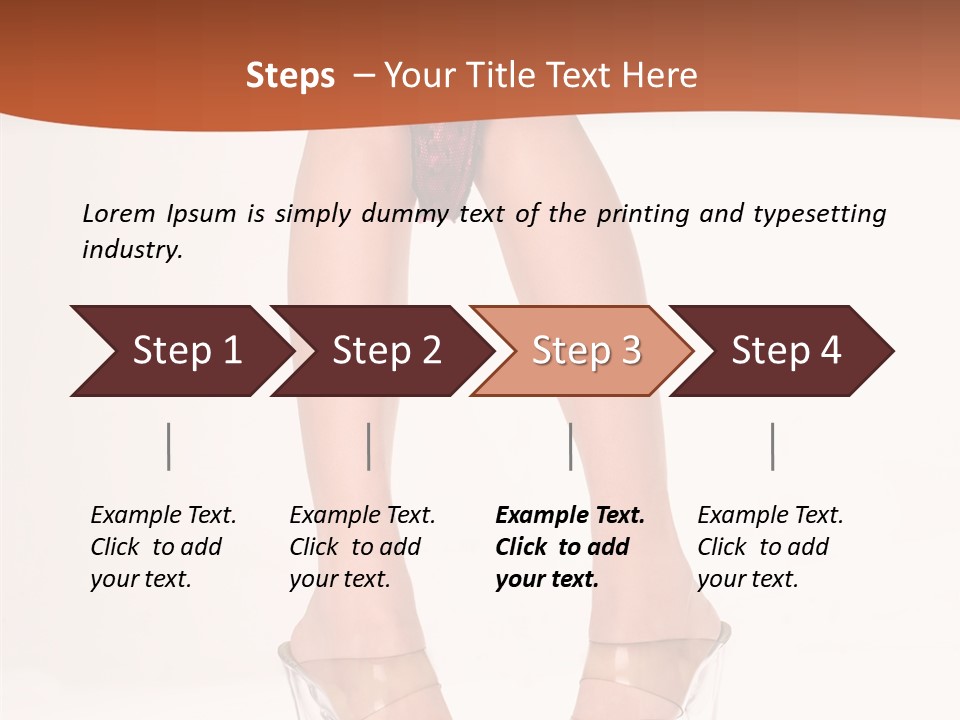 Lifestyle Skin Panties PowerPoint Template