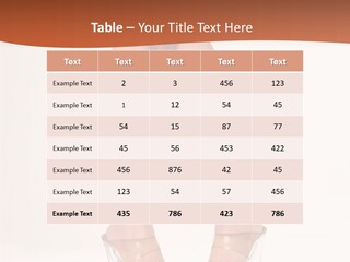 Lifestyle Skin Panties PowerPoint Template