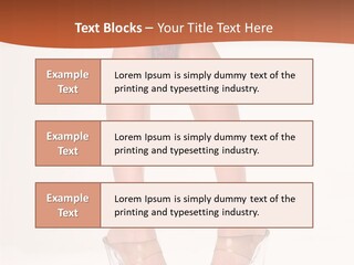 Lifestyle Skin Panties PowerPoint Template
