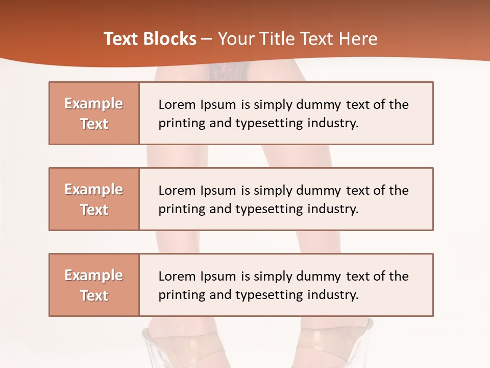 Lifestyle Skin Panties PowerPoint Template