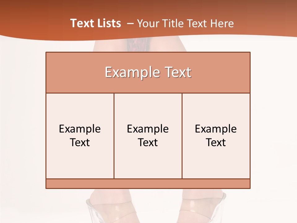 Lifestyle Skin Panties PowerPoint Template