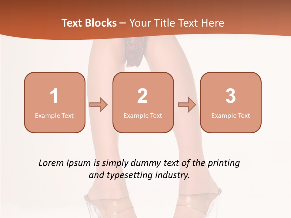 Lifestyle Skin Panties PowerPoint Template