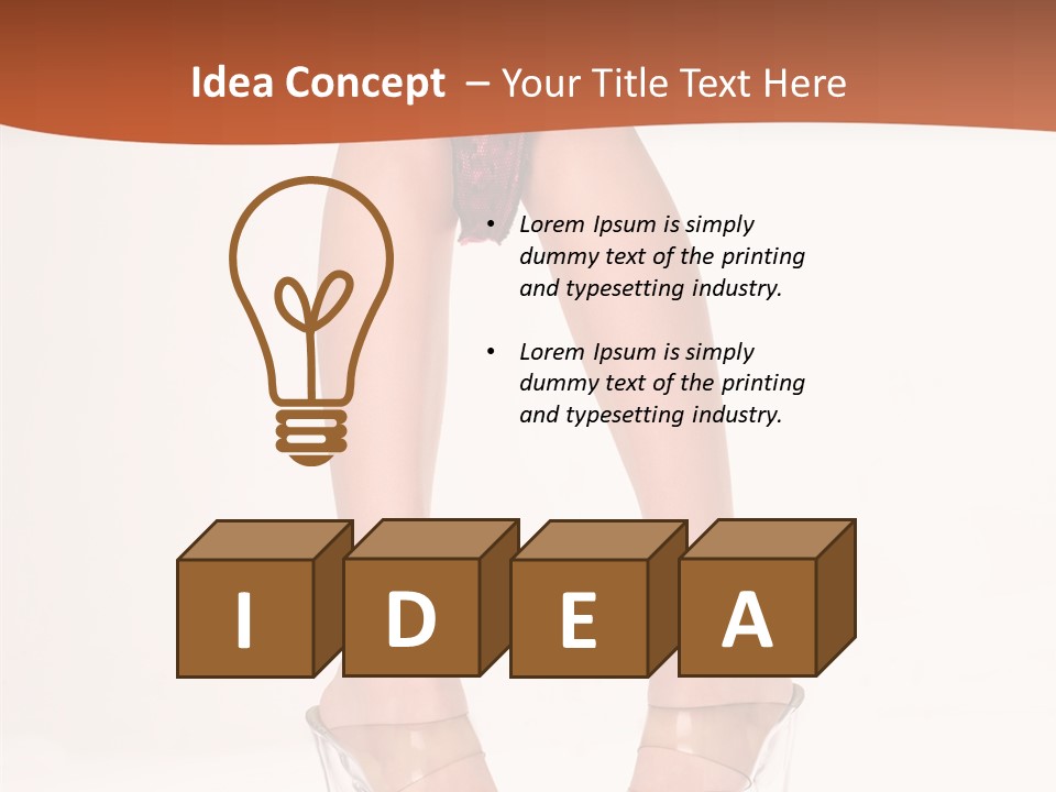 Lifestyle Skin Panties PowerPoint Template