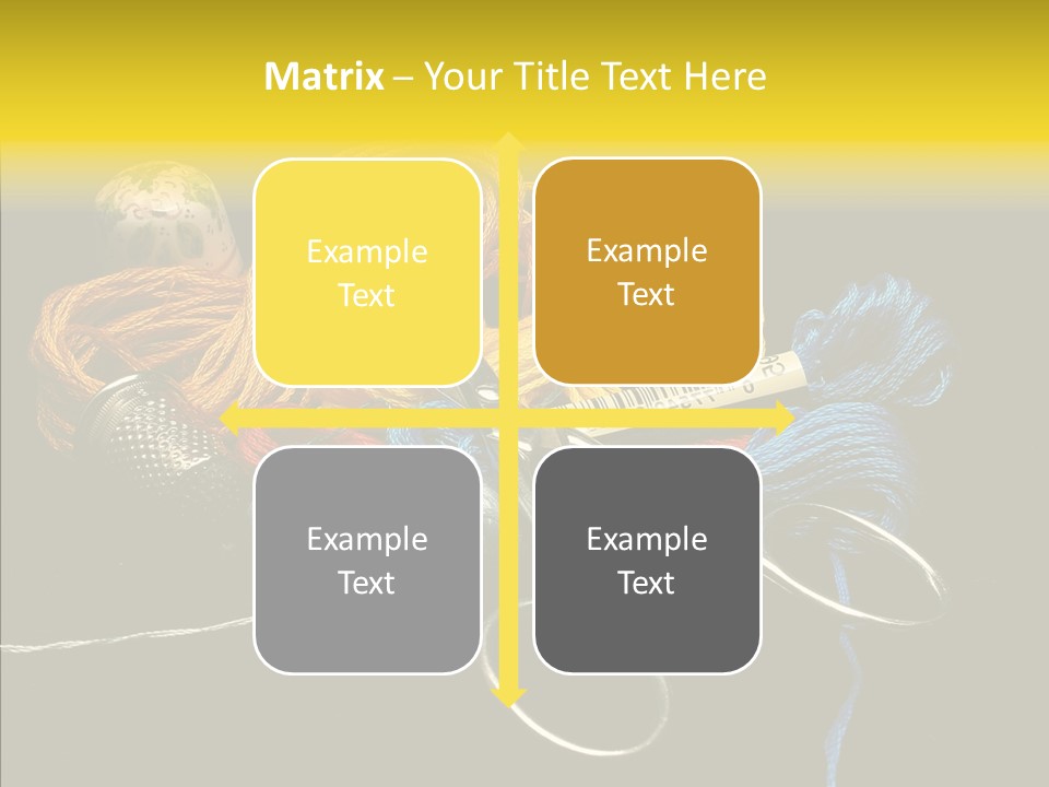 Tool Clothing Tape PowerPoint Template