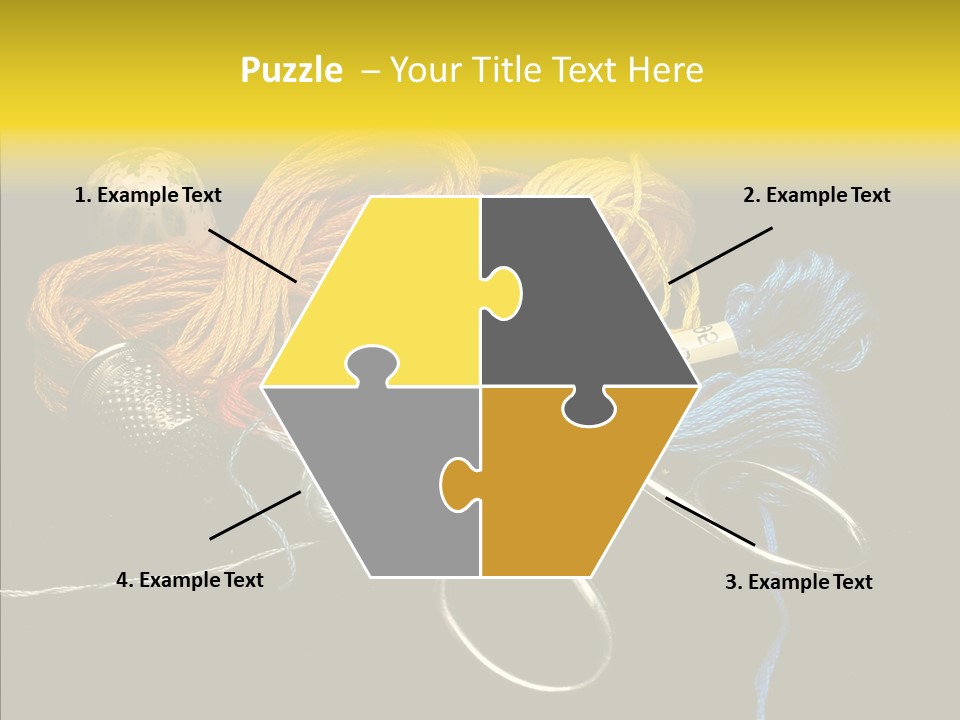 Tool Clothing Tape PowerPoint Template