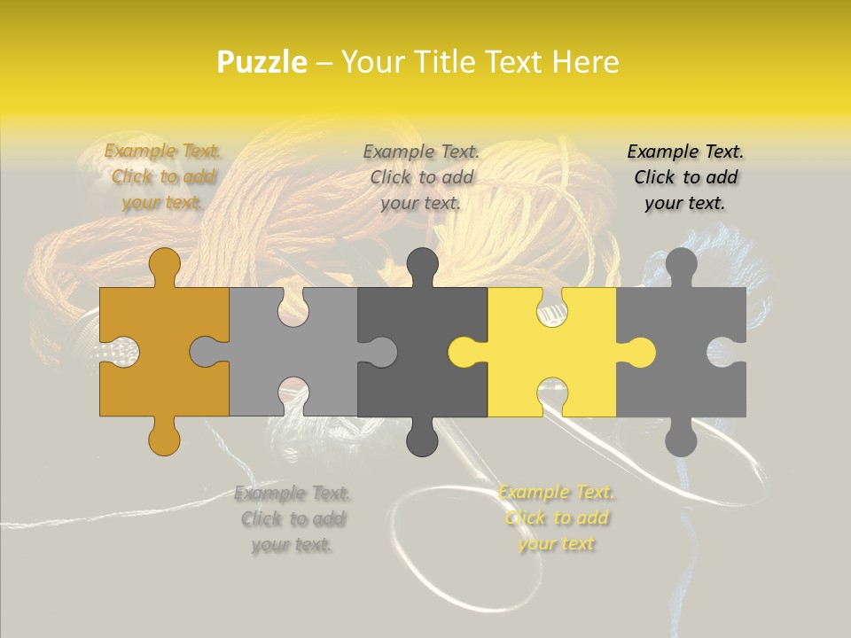 Tool Clothing Tape PowerPoint Template