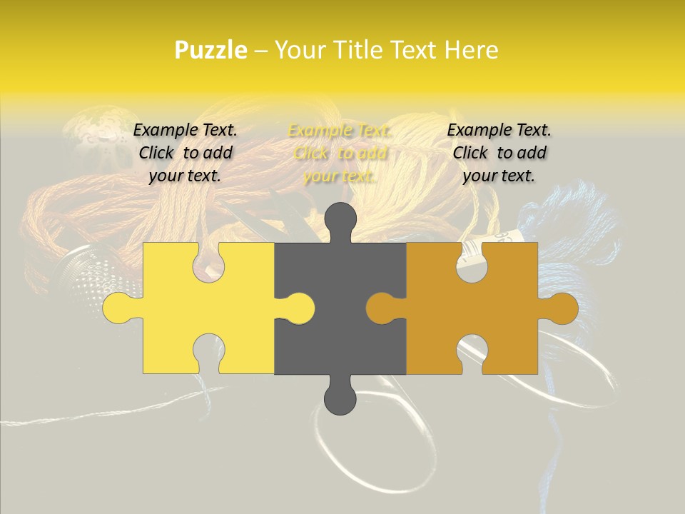 Tool Clothing Tape PowerPoint Template