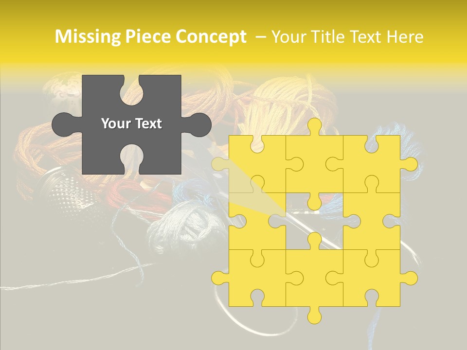 Tool Clothing Tape PowerPoint Template