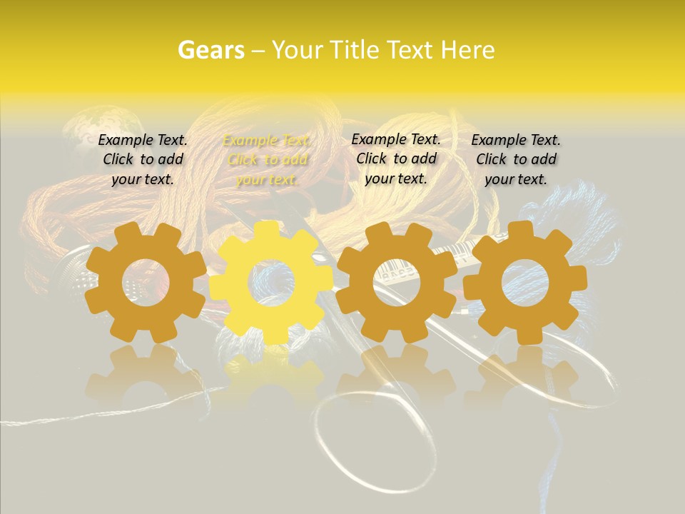 Tool Clothing Tape PowerPoint Template