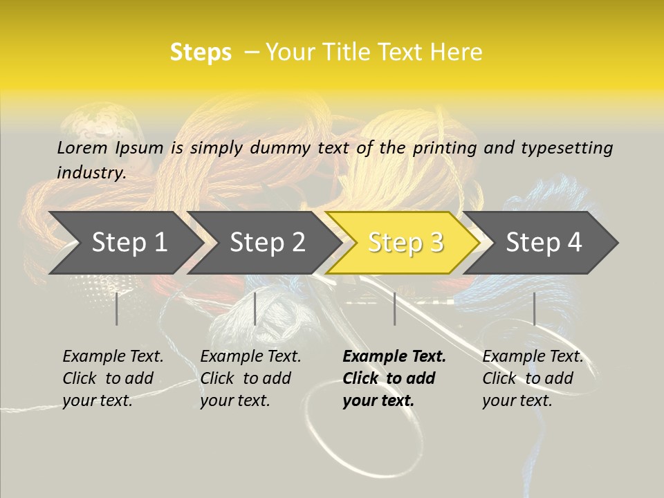 Tool Clothing Tape PowerPoint Template