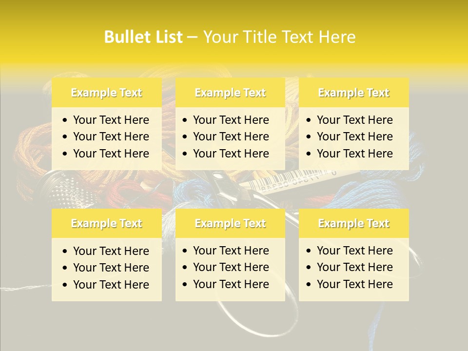 Tool Clothing Tape PowerPoint Template