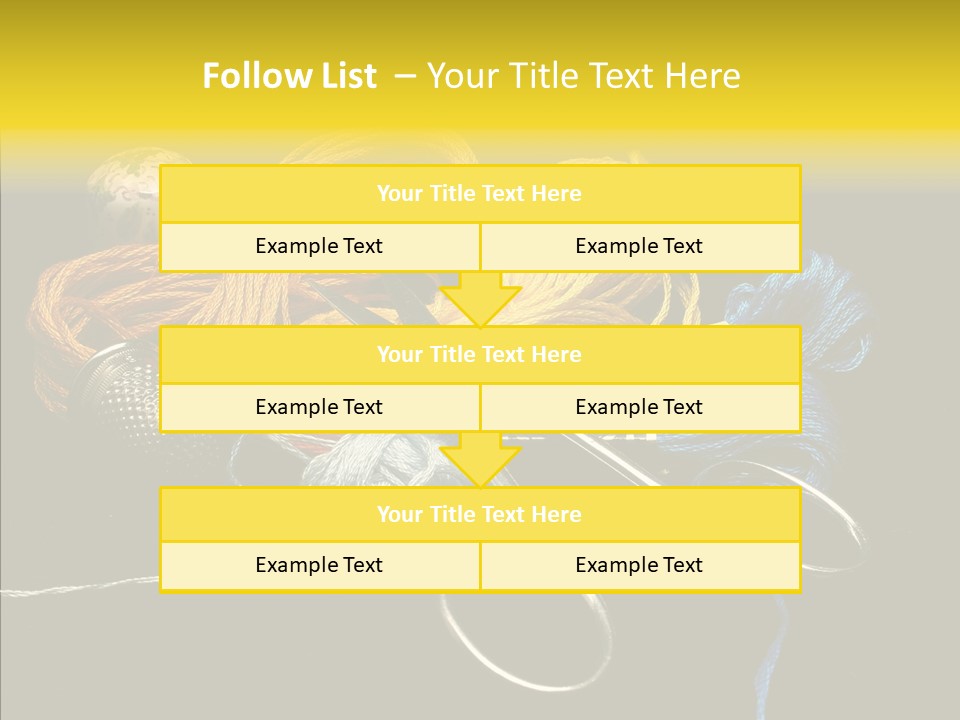 Tool Clothing Tape PowerPoint Template